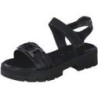 Tom Tailor Sandale Damen schwarz|schwarz