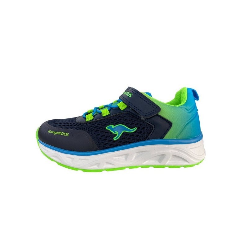 KangaROOS KangaROOS Kinder Sneaker K-OK SWIRL EV 10006-4149 DK NAVY/SKY Hallenschuh