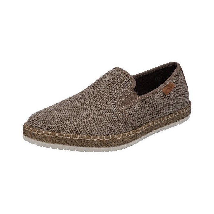 Rieker Espadrille Slipper, Strandschuh, Sommerschuh mit Stretcheinsätzen