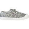 Kawasaki  Sneaker Glitter Kids Shoe W/Elastic K202586 8889 Silver