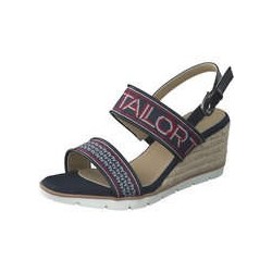 Tom Tailor Keilsandale Damen blau|blau