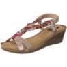 2Go Fashion Keilsandale Damen gold|gold|gold|gold