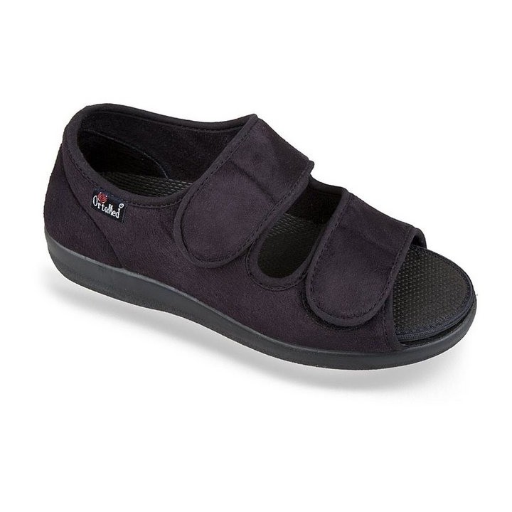 PADERO OrtoMed Klettsandale Hausschuh Verband- und Rehaschuhe