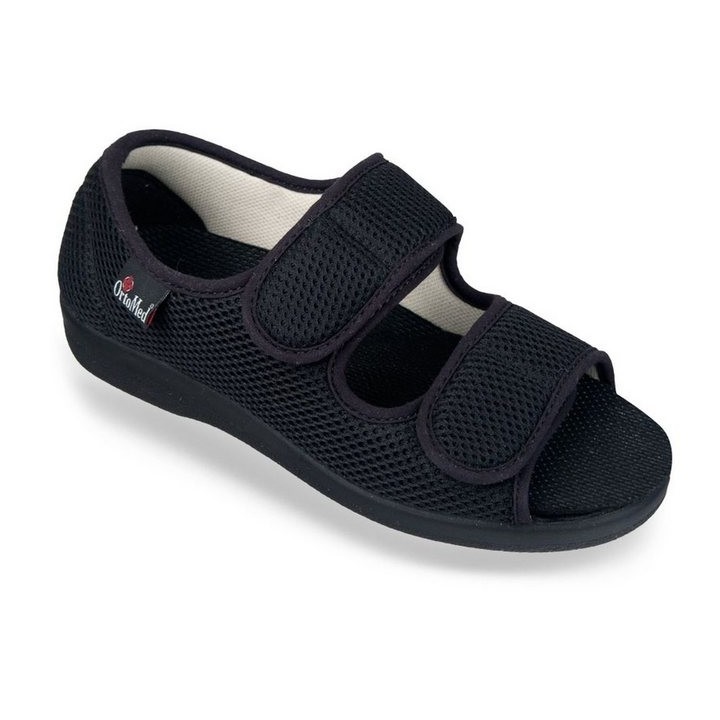 PADERO OrtoMed Klettsandale Hausschuh Verband- und Rehaschuhe