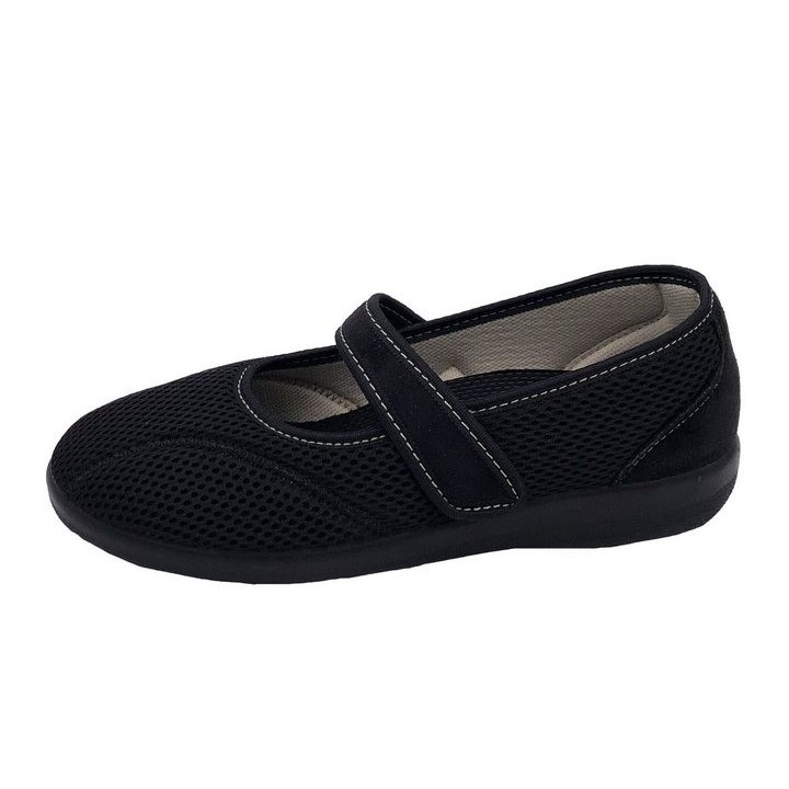 PADERO OrtoMed Damen Klettverschluss Slipper Weite H