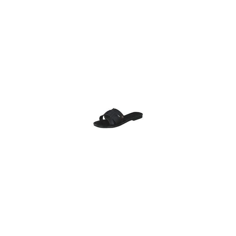 MEXX Pantolette Damen schwarz|schwarz
