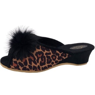 PADERO Helmut Trunte Damen Pantolette Hausschuh Weite G