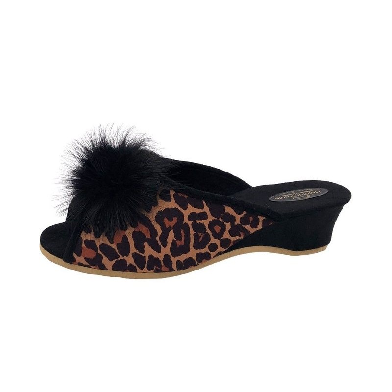 PADERO Helmut Trunte Damen Pantolette Hausschuh Weite G