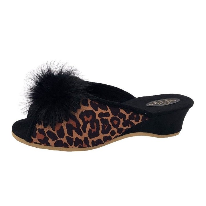 PADERO Helmut Trunte Damen Pantolette Hausschuh Weite G