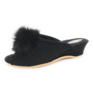 PADERO Helmut Trunte Damen Pantolette Hausschuh Weite G