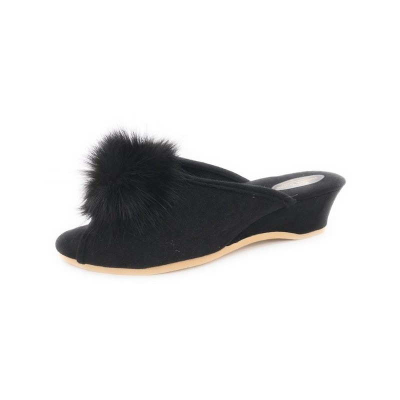 PADERO Helmut Trunte Damen Pantolette Hausschuh Weite G
