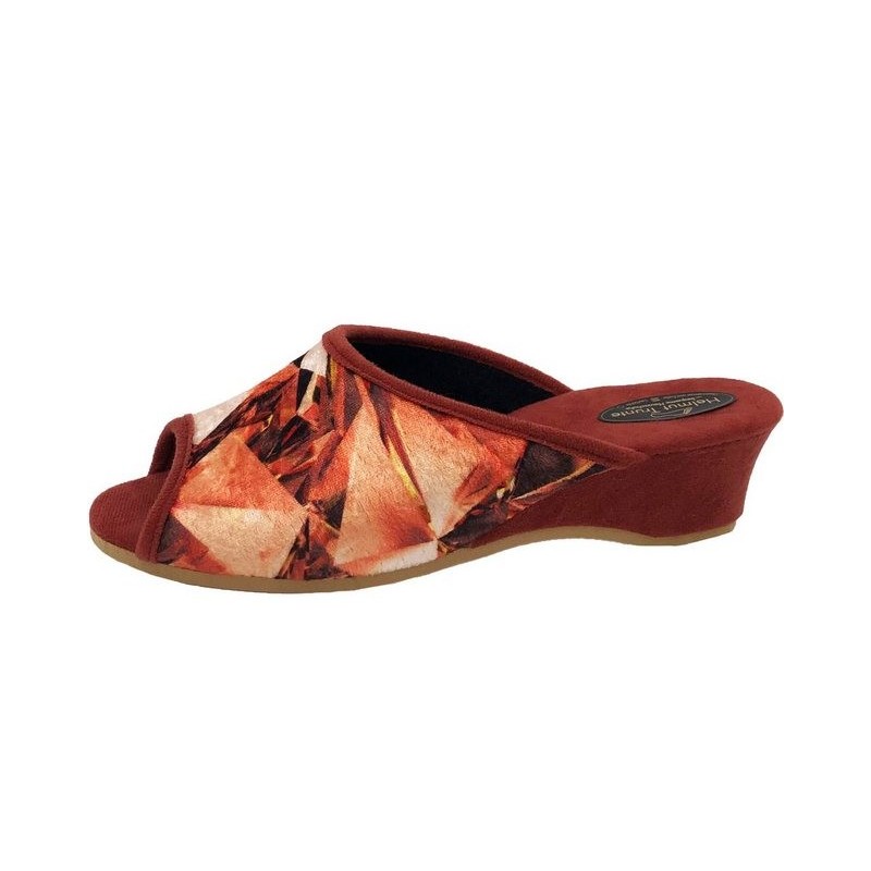 PADERO Helmut Trunte Damen Pantolette Hausschuh Weite G