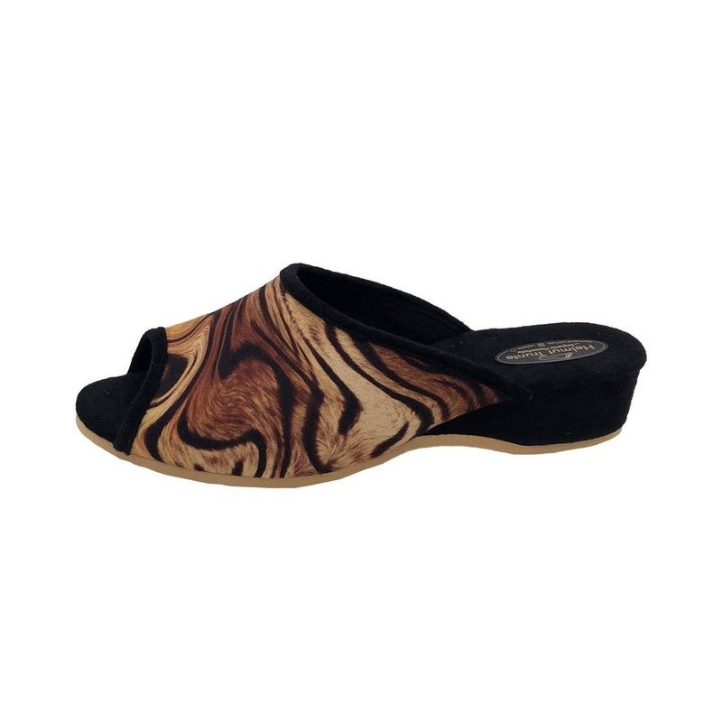 PADERO Helmut Trunte Damen Pantolette Hausschuh Weite G
