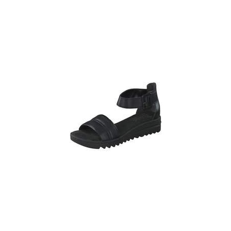 Rieker Keilsandale Damen schwarz|schwarz