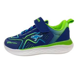 KangaROOS KangaROOS Kinder Sneaker KQ-Phara EV 10019-4293 DK NAVY/NEON GREEN Hallenschuh