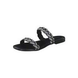 Leone Pantolette Damen schwarz|schwarz|schwarz