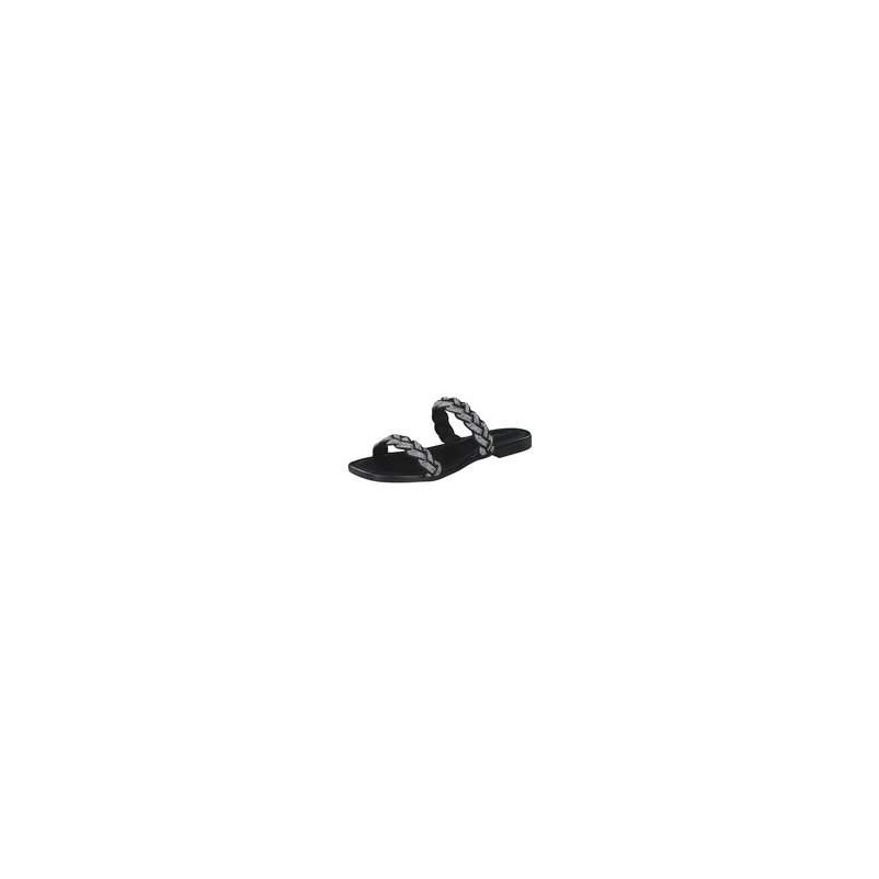 Leone Pantolette Damen schwarz|schwarz|schwarz