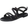 Via della Rosa Sandale Damen schwarz|schwarz|schwarz