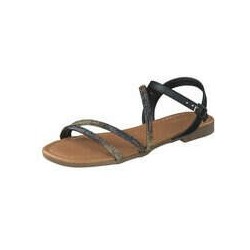Leone Sandale Damen schwarz|schwarz