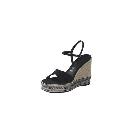 Tamaris Keilsandale Damen schwarz|schwarz
