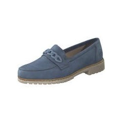 Rieker Slipper Damen blau|blau