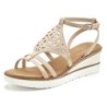 LASCANA Sandalette »Sommerschuh«, Sandalette, Sommerschuh mit Keilabsatz gepolsterter Innensohle VEGAN