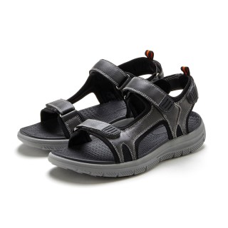 AUTHENTIC LE JOGGER Trekkingsandale »Sommerschuh«, Sandale, Freizeitschuh, Herrensandale mit Klettverschlüssen VEGAN