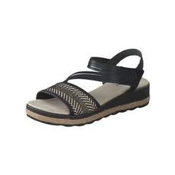 Rieker Sandale Damen schwarz|schwarz