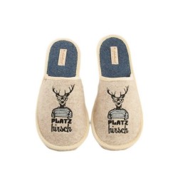 ADELHEID Platzhirsch Filzpantoffel Pantoffel