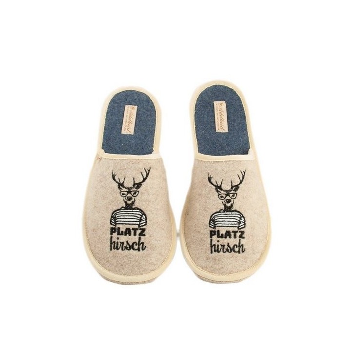 ADELHEID Platzhirsch Filzpantoffel Pantoffel