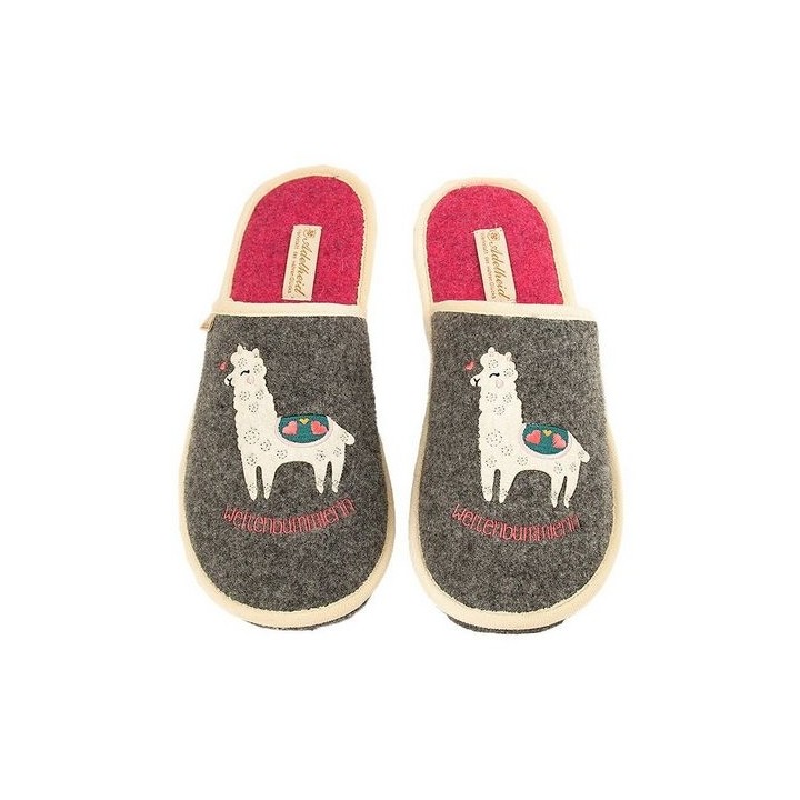 ADELHEID Weltenbummlerin Filzpantoffel Pantoffel