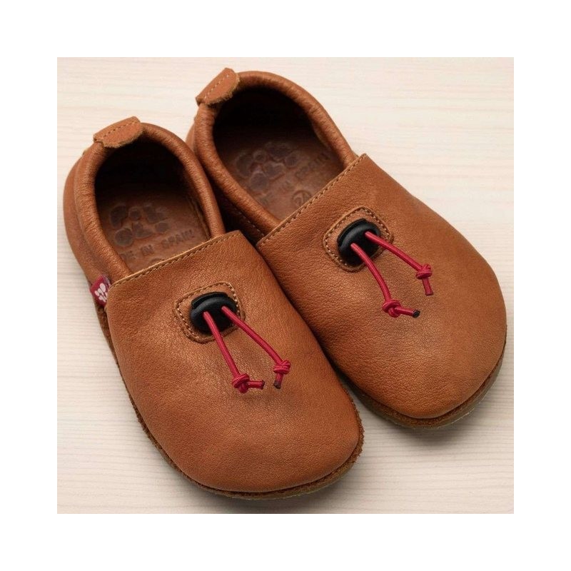 POLOLO Kinderschuhe, Unisex Hausschuh mit Kordel, Barfußschuh
