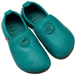 POLOLO Unisex Kinderschuhe, Haus- und Barfußschuh Naturleder