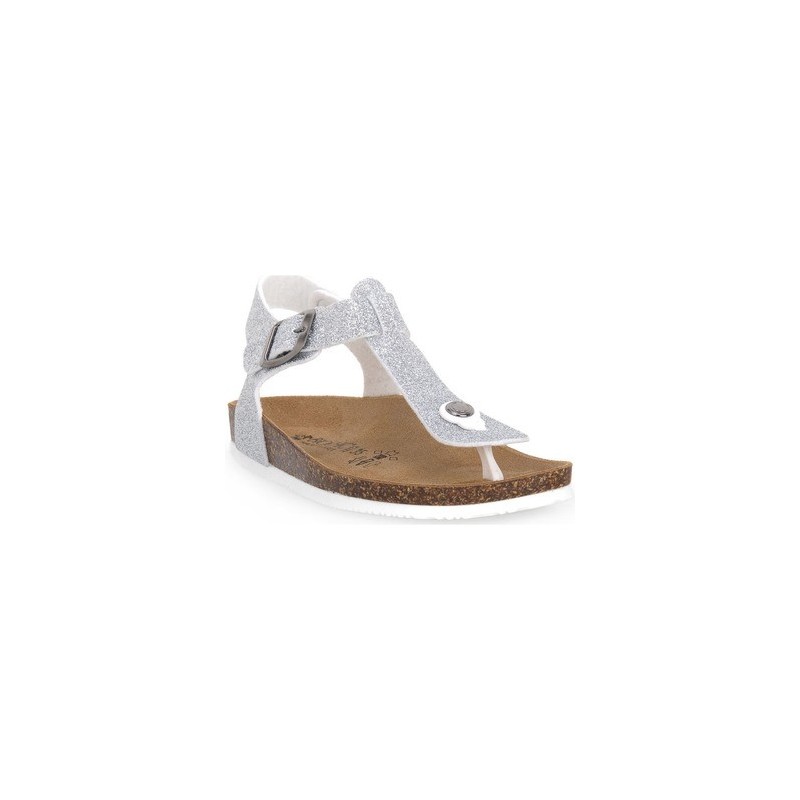 Biochic  Sandalen GLITTER ARGENTO