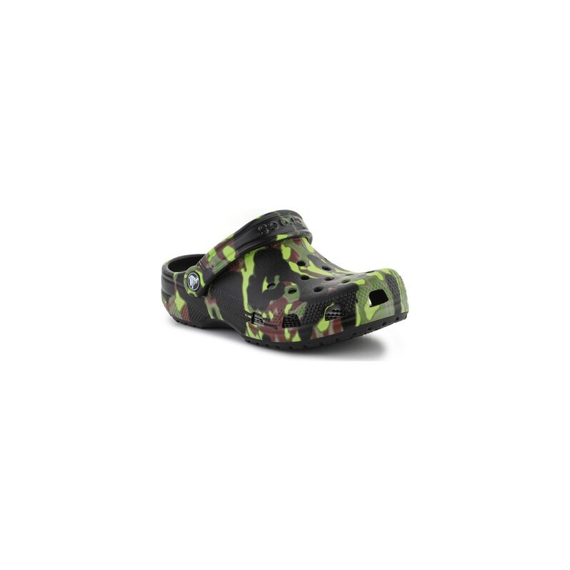 Crocs  Sandalen Classic Spray Camo Clog Kids BLACK 208305-001