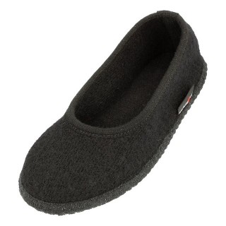 Haflinger Slipper Marina Filzpantoffel Hausschuh Ballerina aus Wollwalkstoff Hausschuh