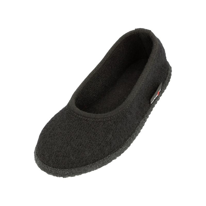 Haflinger Slipper Marina Filzpantoffel Hausschuh Ballerina aus Wollwalkstoff Hausschuh