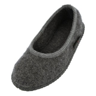 Haflinger Slipper Marina Filzpantoffel Hausschuh Ballerina aus Wollwalkstoff Hausschuh