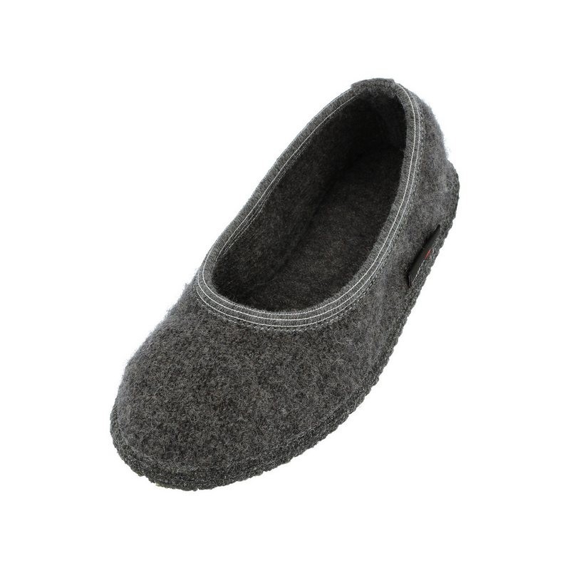 Haflinger Slipper Marina Filzpantoffel Hausschuh Ballerina aus Wollwalkstoff Hausschuh
