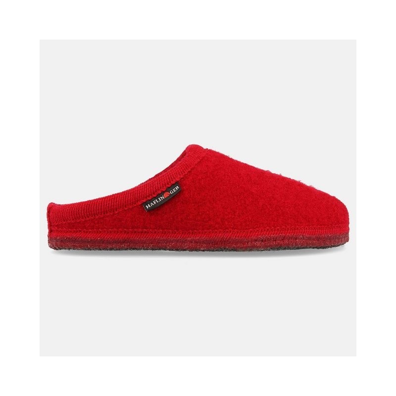 Haflinger Alaska Hausschuh Pantoffel aus gewalkter Wolle Hausschuh
