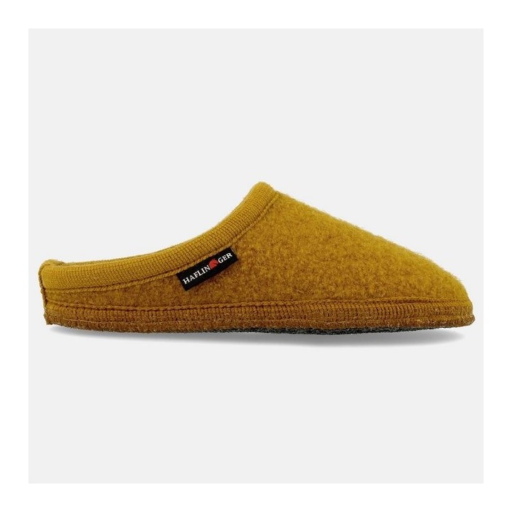 Haflinger Alaska Hausschuh Pantoffel aus gewalkter Wolle Hausschuh