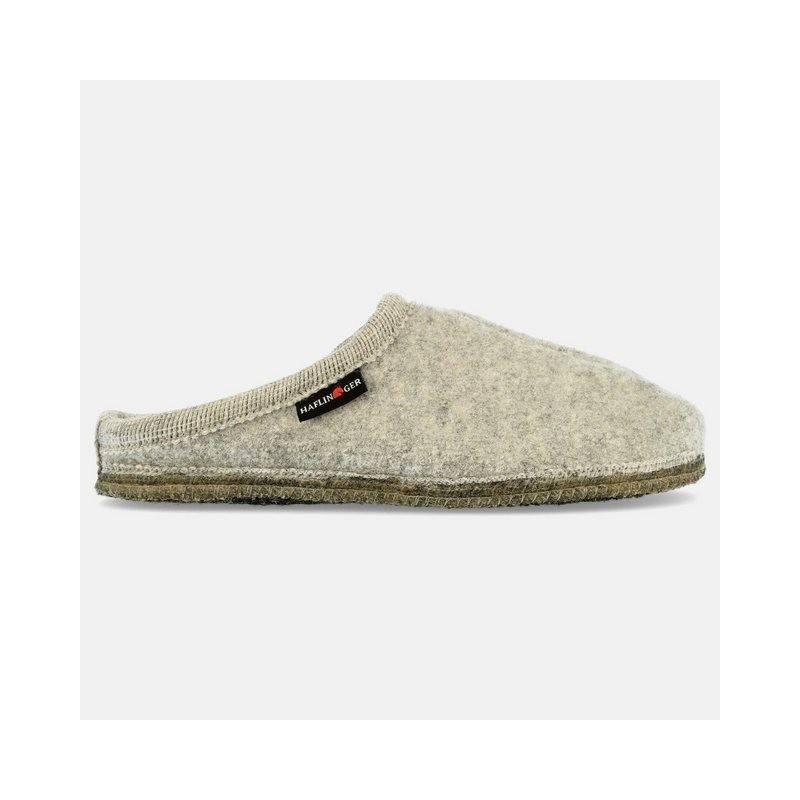 Haflinger Alaska Hausschuh Pantoffel aus gewalkter Wolle Hausschuh