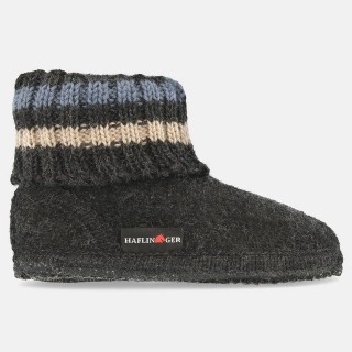 Haflinger Hüttenschuh Paul aus reiner Schurwolle Hausschuh