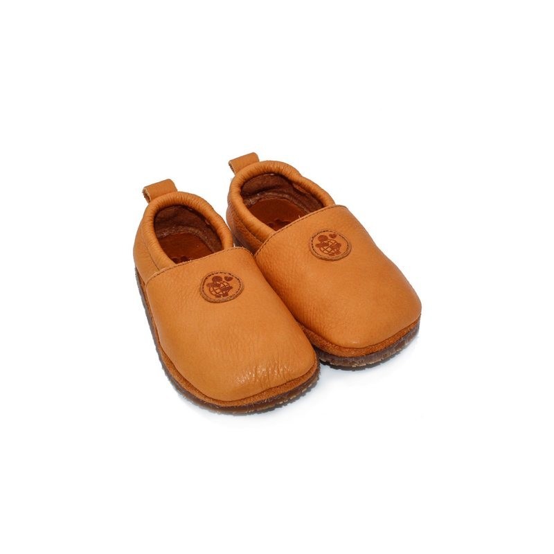 POLOLO Unisex Kinderschuhe, Haus- und Barfußschuh Naturleder