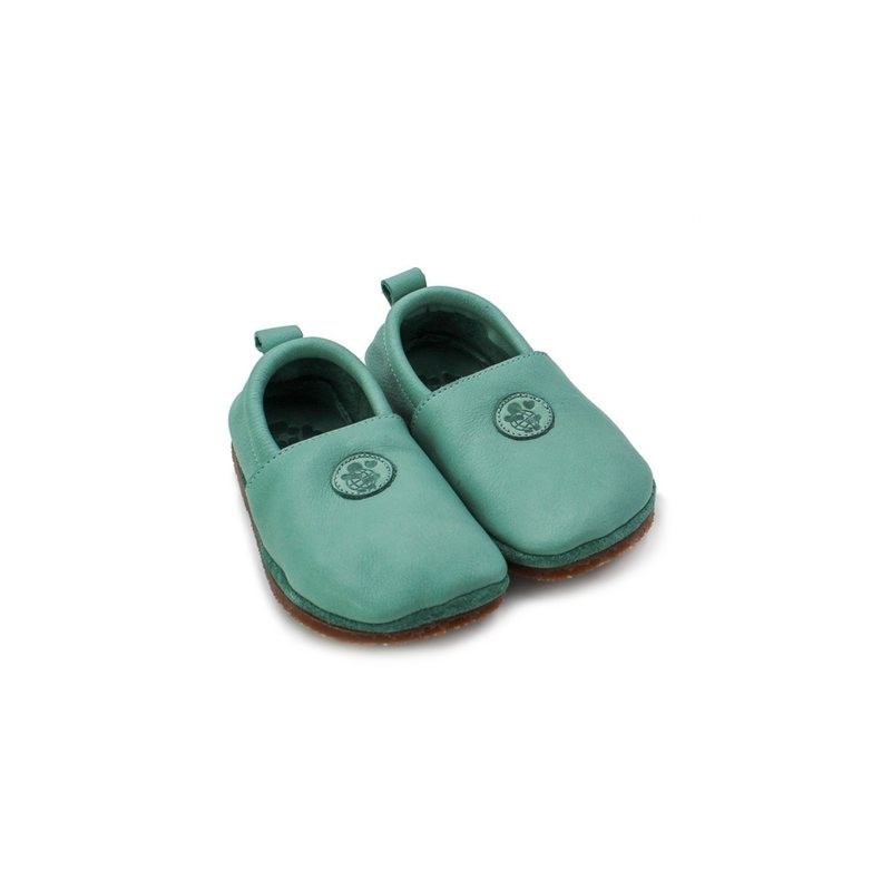 POLOLO Unisex Kinderschuhe, Haus- und Barfußschuh Naturleder