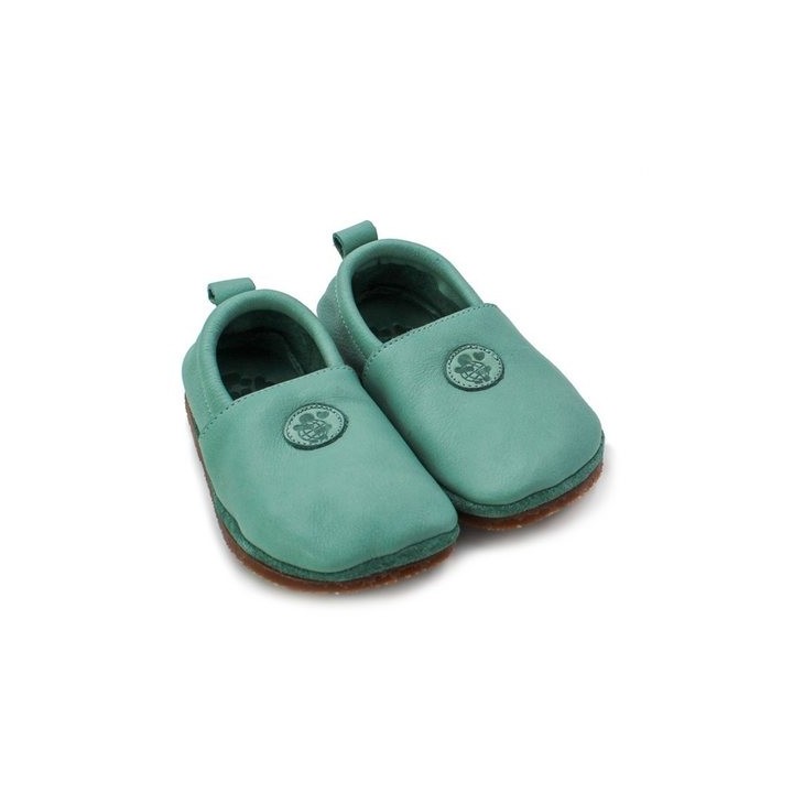 POLOLO Unisex Kinderschuhe, Haus- und Barfußschuh Naturleder