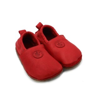 POLOLO Unisex Kinderschuhe, Haus- und Barfußschuh Naturleder