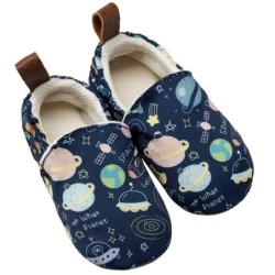 POLOLO Kinderschuhe Seaqual, Hausschuh aus Upcycling-Meeresplastik, Bio Baumwolle