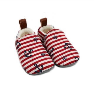 POLOLO Kinderschuhe Seaqual, Hausschuh aus Upcycling-Meeresplastik, Bio Baumwolle