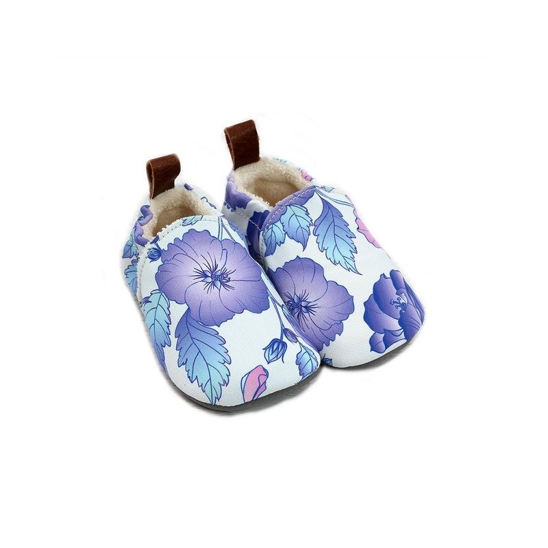 POLOLO Kinderschuhe Seaqual, Hausschuh aus Upcycling-Meeresplastik, Bio Baumwolle